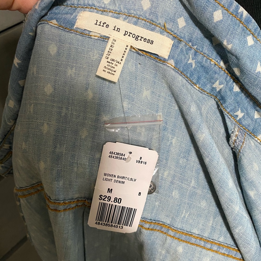Life in Progress Button Up - Picture 5 of 5